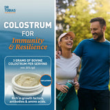 Dr. Tobias Bovine Colostrum Powder packaging side view