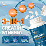 Dr. Tobias Creatine 3-in-1 Supplement Tablets side view