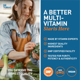 Dr. Tobias Daily Multivitamins 90 Tablets ingredients list
