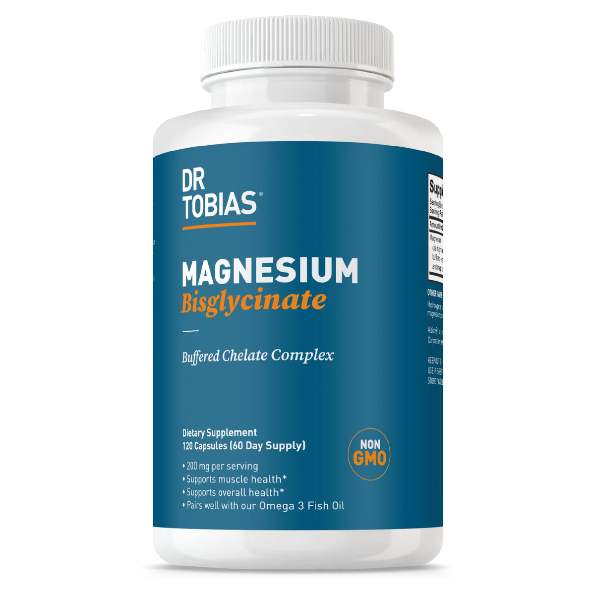Dr. Tobias Magnesium Buffered Chelate Complex 200mg front view