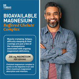 Dr. Tobias Magnesium Buffered Chelate Complex 200mg side view