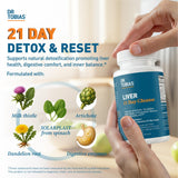 Dr. Tobias Milk Thistle Liver Cleanse Supplement side view