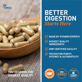 Dr. Tobias Multi-Enzyme Supplement 60 Capsules close-up