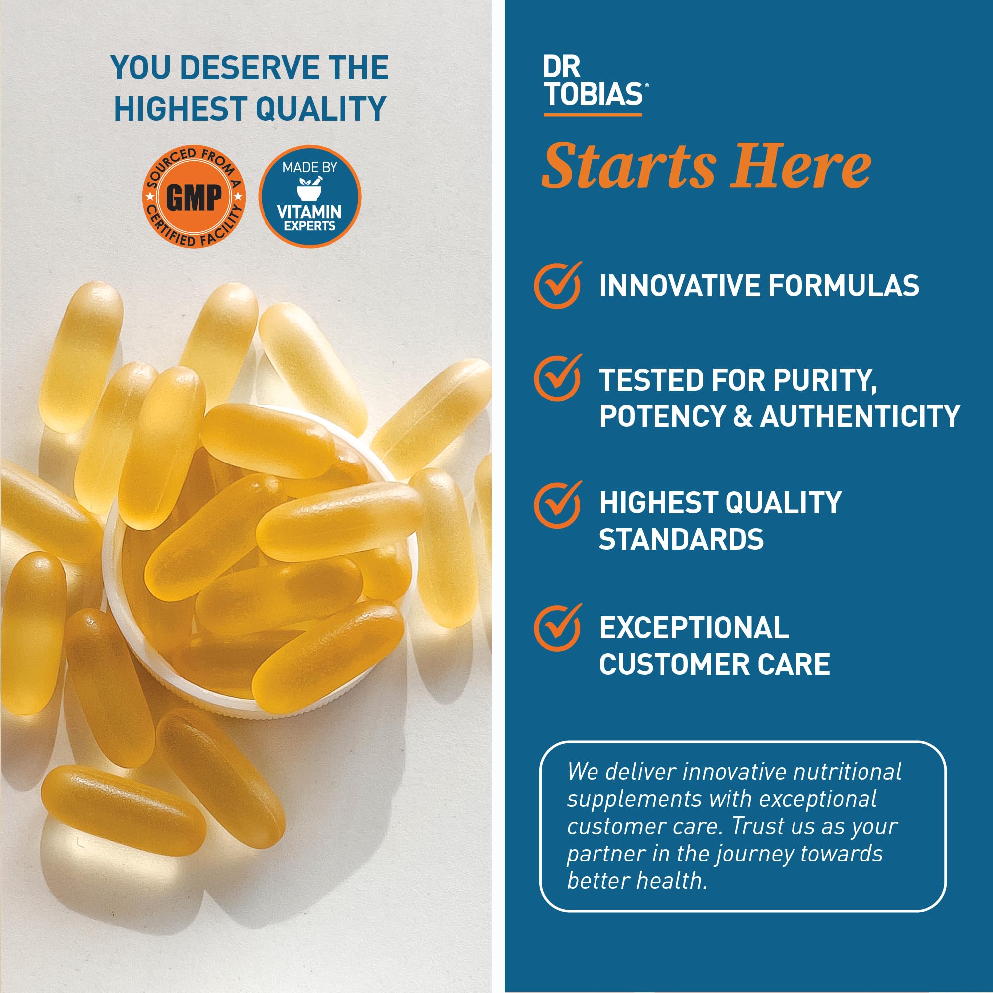 Dr. Tobias Omega 3 Fish Oil softgel packaging