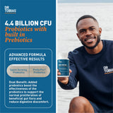 Dr. Tobias Prebiotic Probiotic Capsules lifestyle scene on kitchen counter