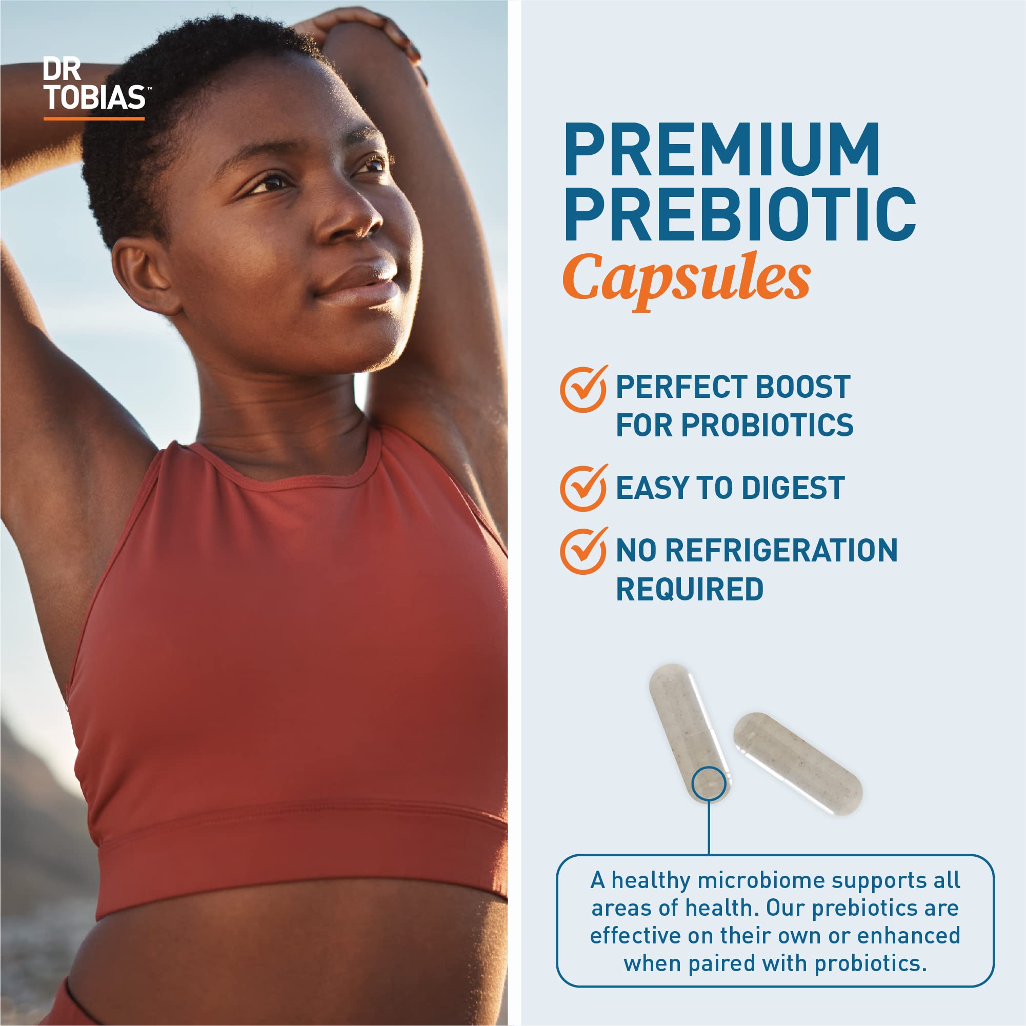 Dr. Tobias Prebiotic Supplement 15mg ingredients list