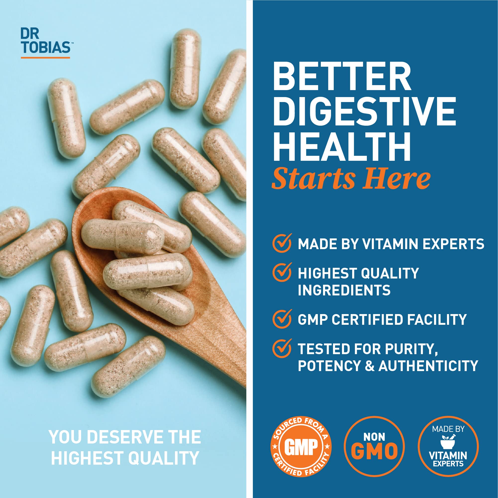 Dr. Tobias Psyllium Husk Capsules 90 count