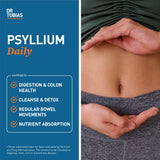 Dr. Tobias Psyllium Husk Capsules label close-up