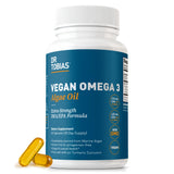 Dr. Tobias Vegan Omega 3 Algae Oil bottle front view