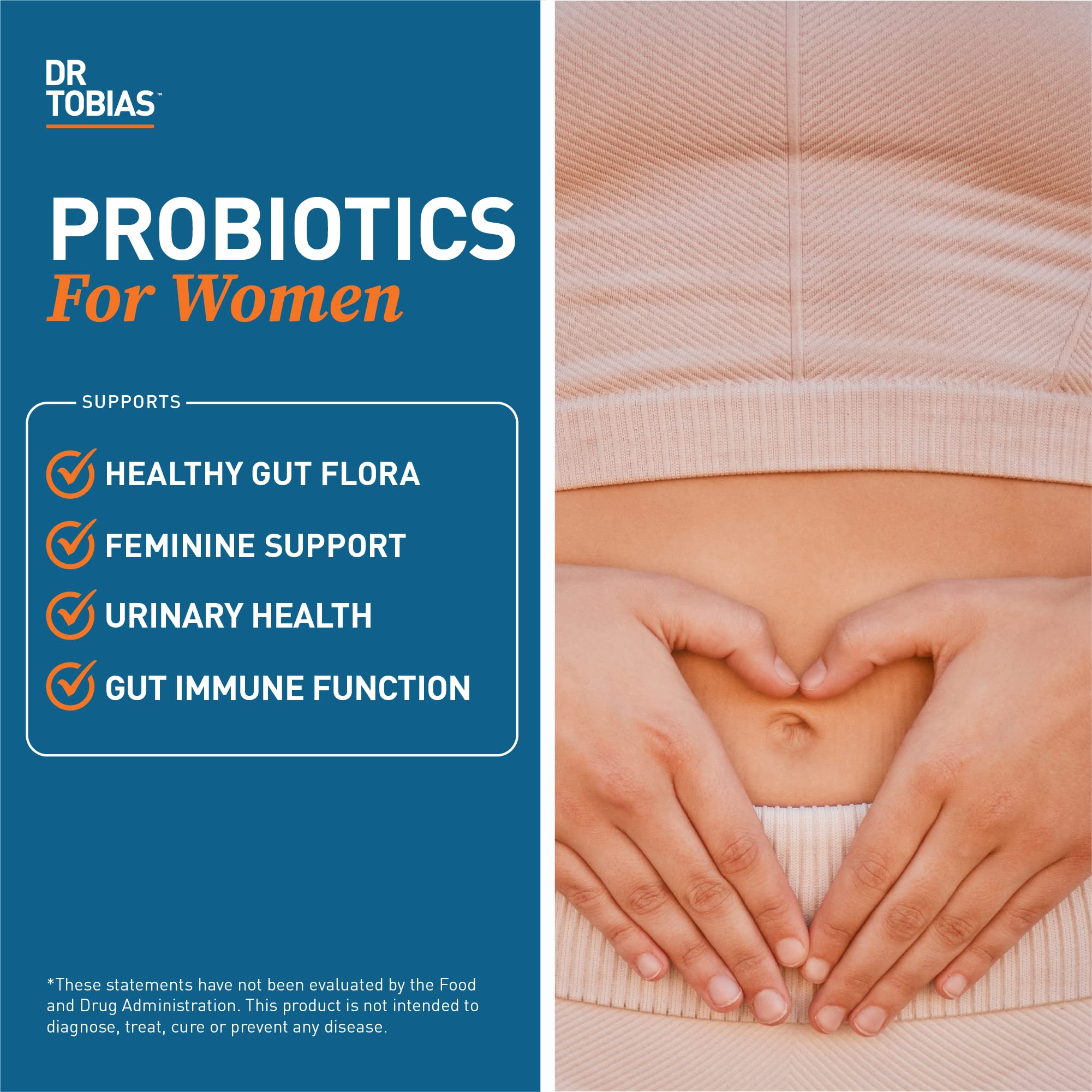 Dr. Tobias Women's Probiotics 5 Billion CFU bottle with capsules