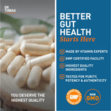 Dr. Tobias Women's Probiotics 5 Billion CFU label close-up
