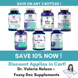 Dr. Valerie Nelson Sleep Supplement Capsules bottle with label