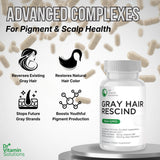 DR VITAMIN SOLUTIONS Gray Hair Rescind 60 Capsules ingredients list