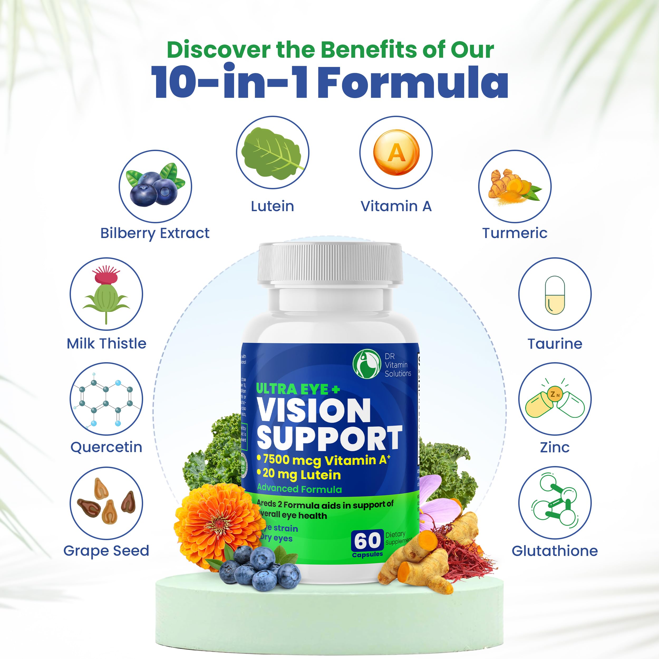 DR VITAMIN SOLUTIONS Lutein Capsules nutritional information