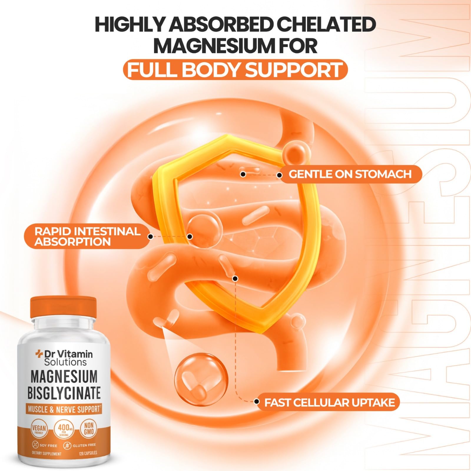 DR VITAMIN SOLUTIONS Magnesium Bisglycinate Chelate ingredients list
