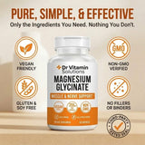 DR VITAMIN SOLUTIONS Magnesium Glycinate Capsules 200mg capsule close-up