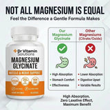 DR VITAMIN SOLUTIONS Magnesium Glycinate Capsules 200mg with measuring spoon