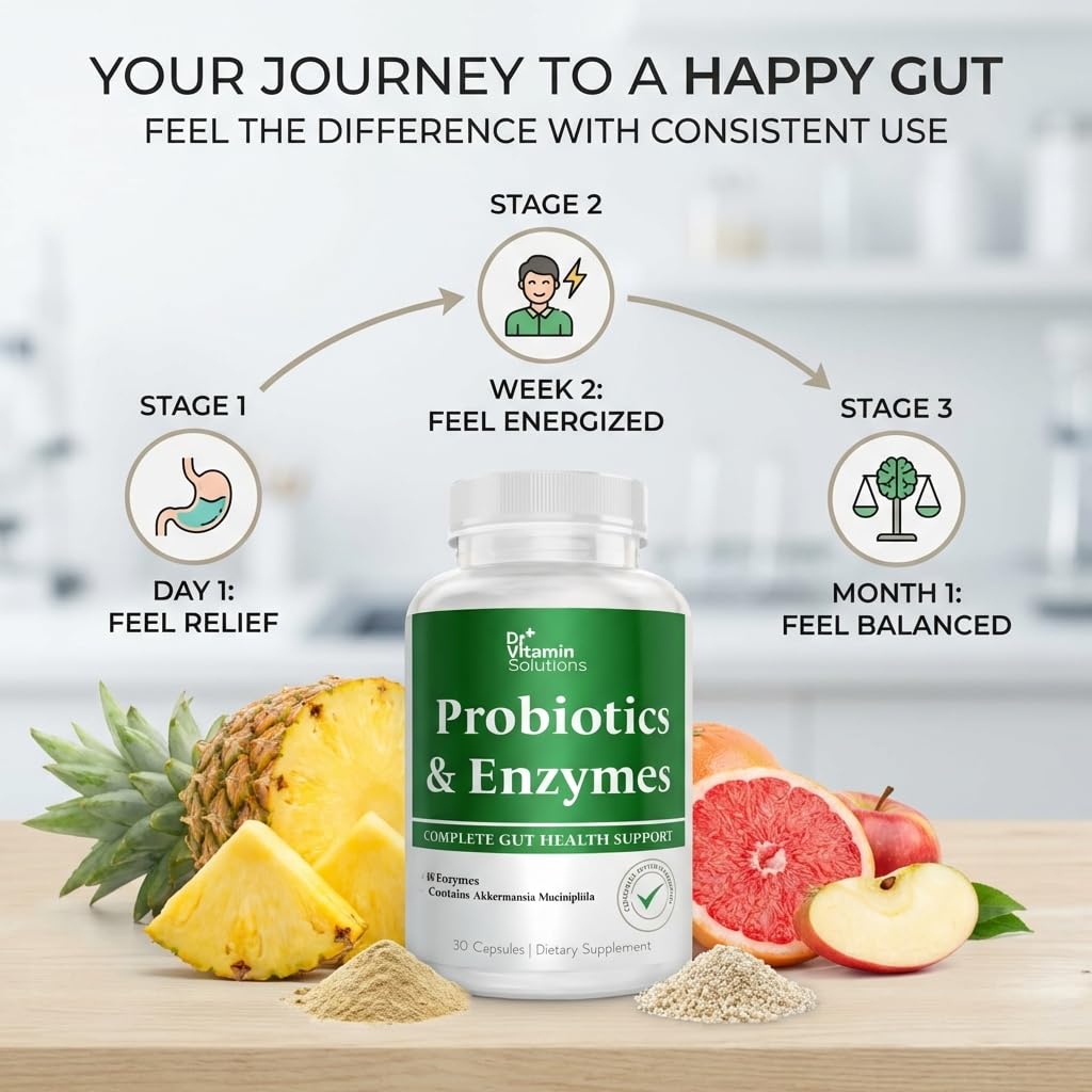 DR VITAMIN SOLUTIONS Multi-Enzyme Capsules lifestyle image