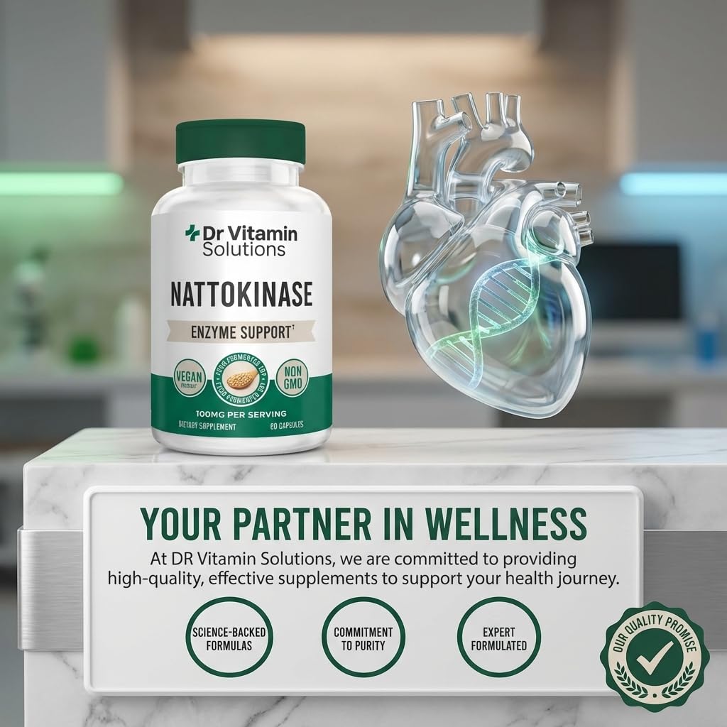 DR VITAMIN SOLUTIONS Multi-Enzyme Supplement bottle side view