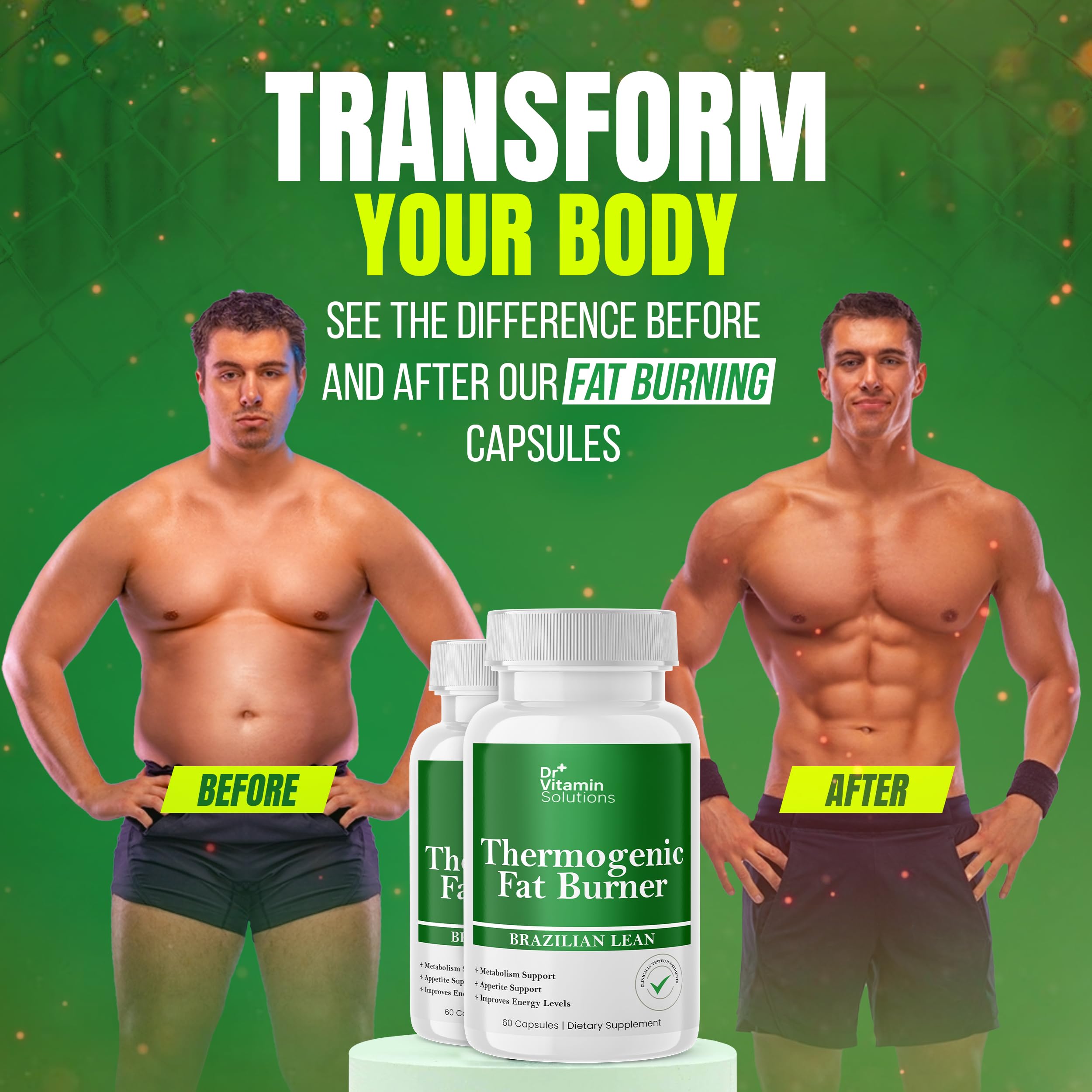 DR VITAMIN SOLUTIONS Thermogenic Belly Fat Burner capsules