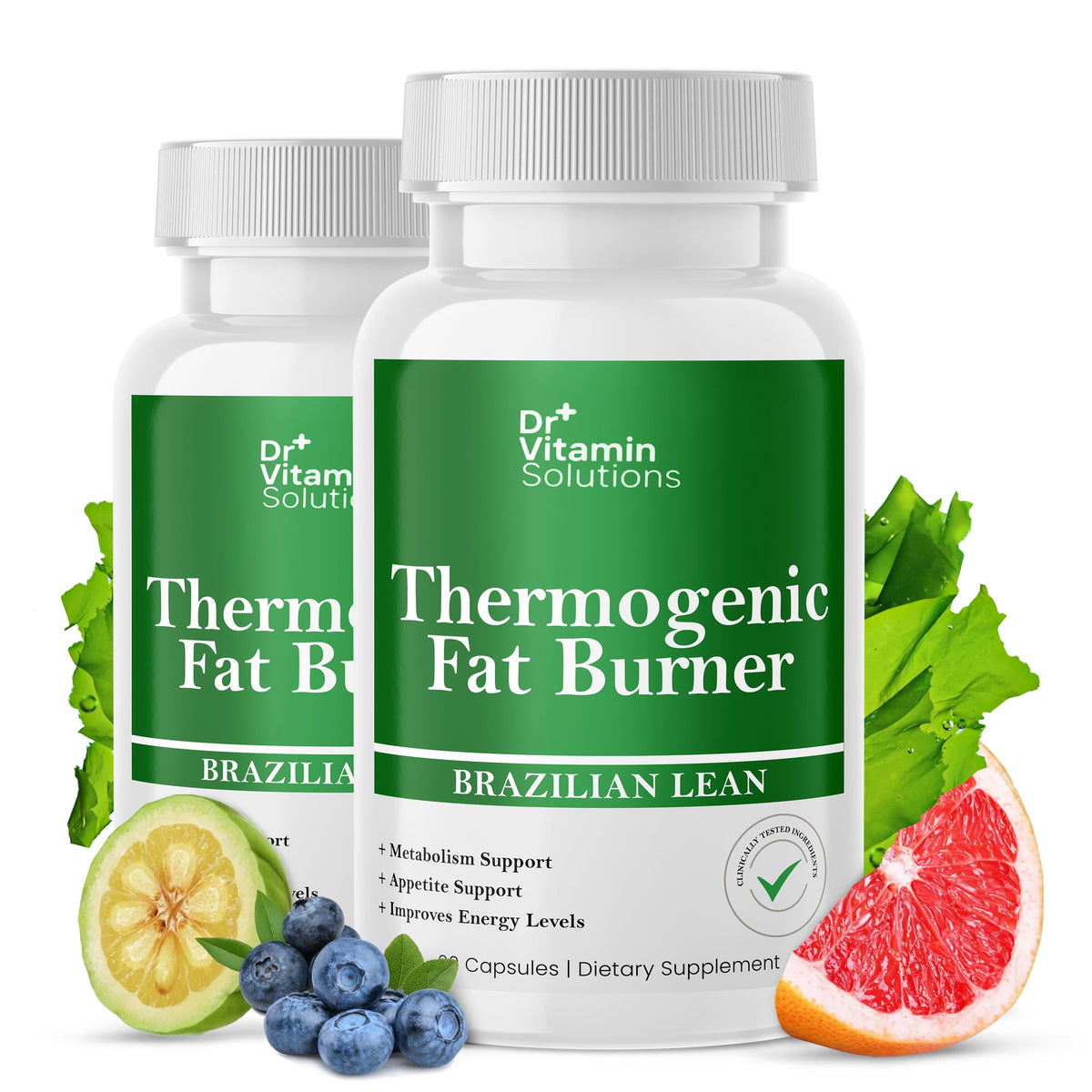 DR VITAMIN SOLUTIONS Thermogenic Belly Fat Burner front view