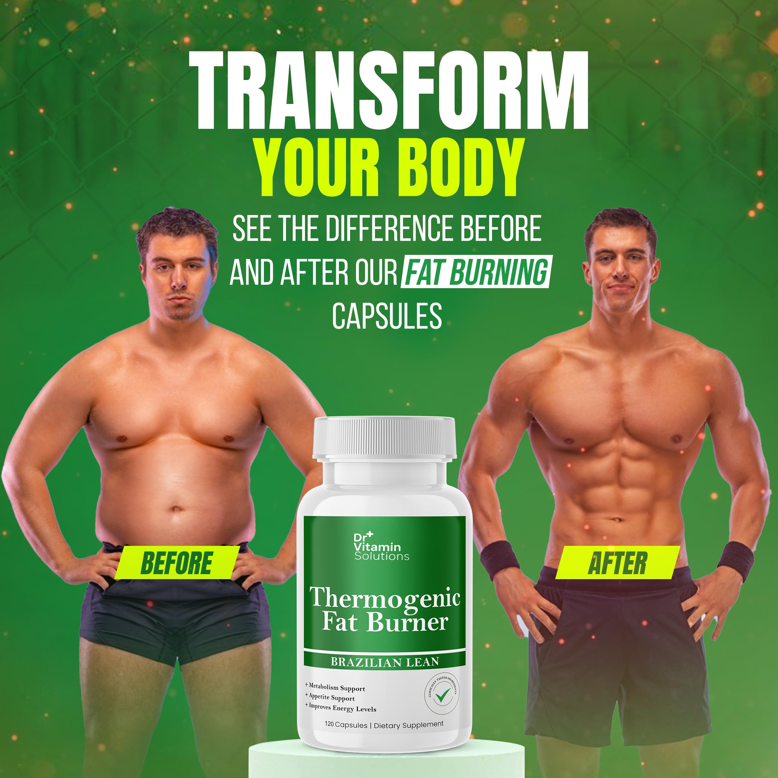 DR VITAMIN SOLUTIONS Thermogenic Belly Fat Burner ingredients list