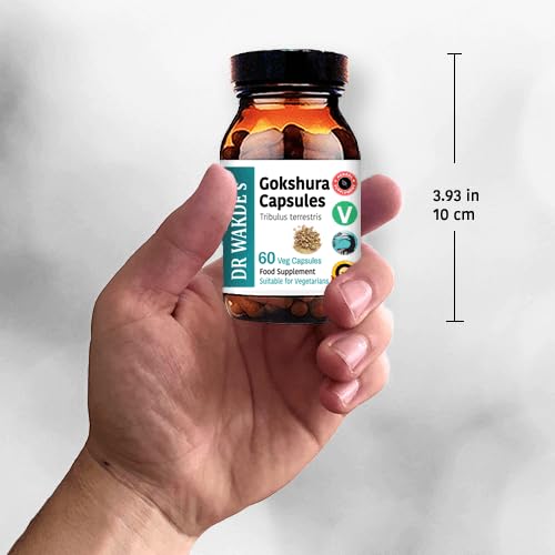 DR WAKDE's Gokshura Capsules with a measuring spoon
