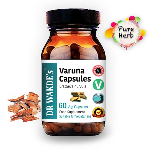 DR WAKDE's Varuna Bark Capsules 500mg bottle side view