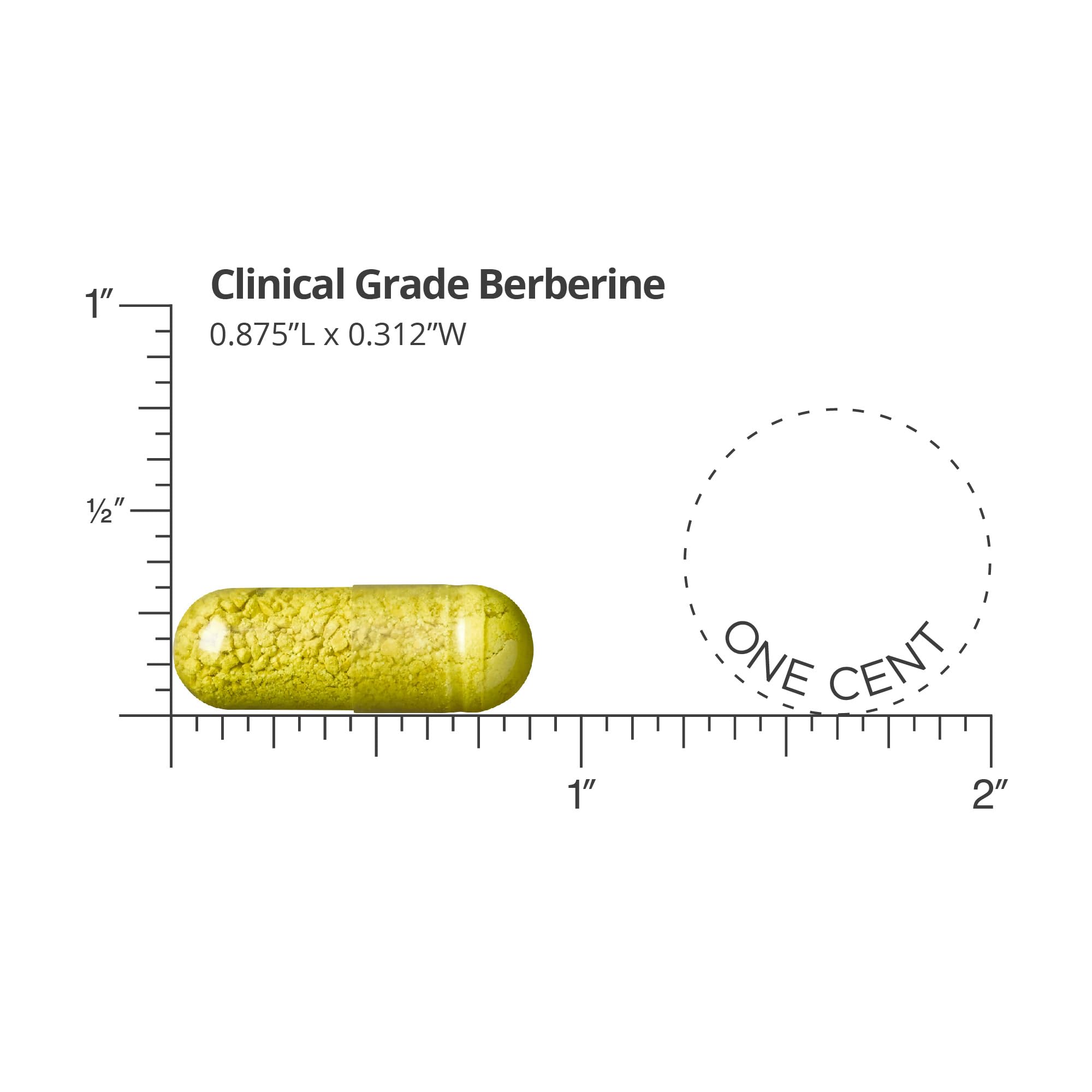 DR.WHITAKER Clinical Grade Berberine 1500mg capsules side view