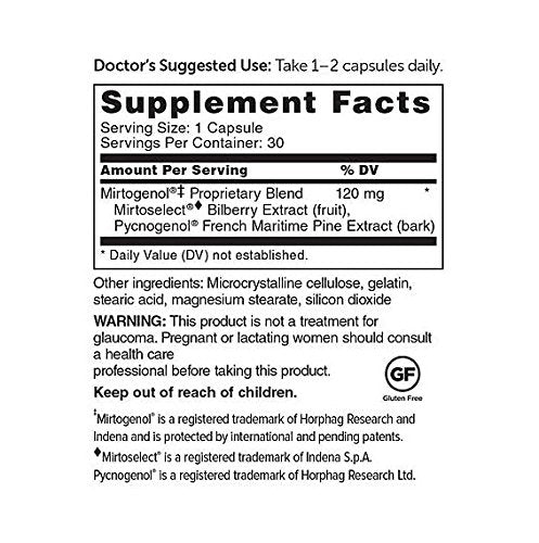 DR.WHITAKER Eye Health Support Supplement packaging side view