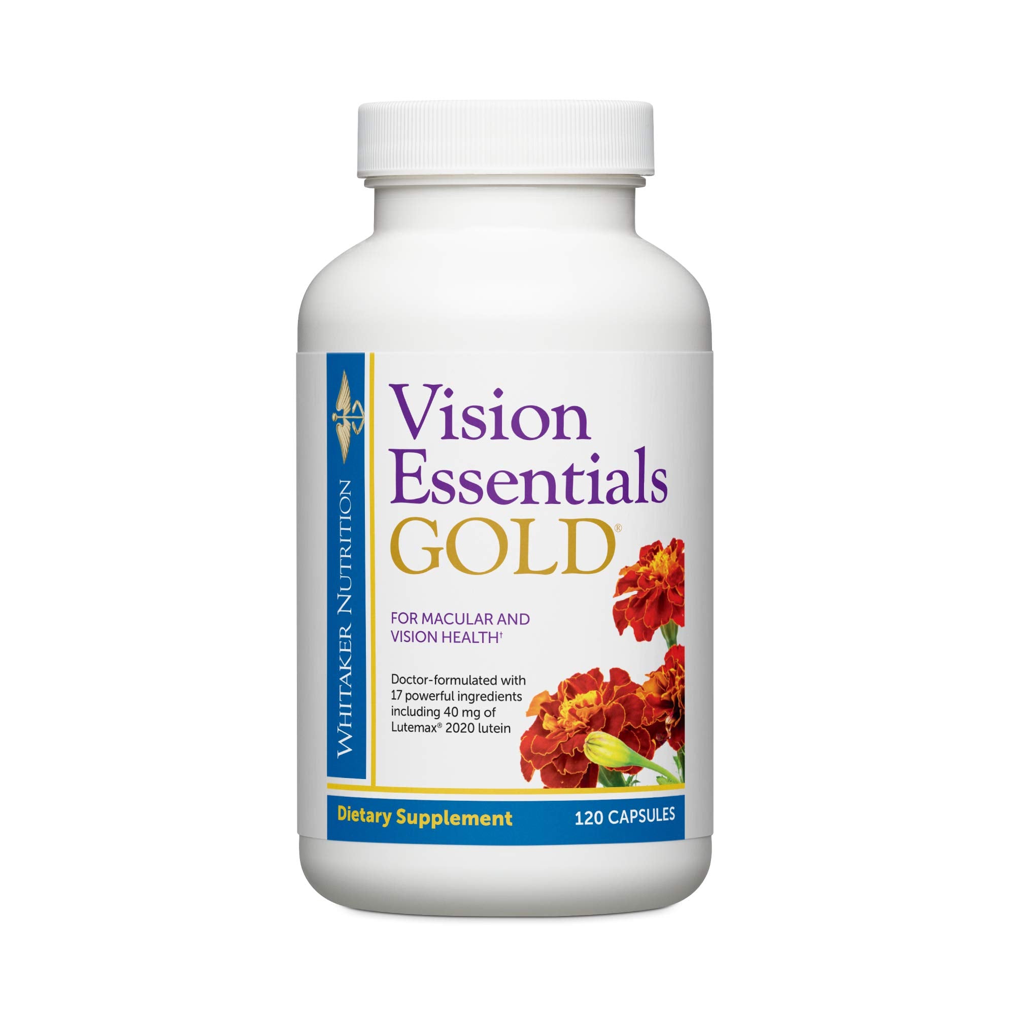 DR.WHITAKER Lutein Supplement 40mg Lutemax 2020 front view
