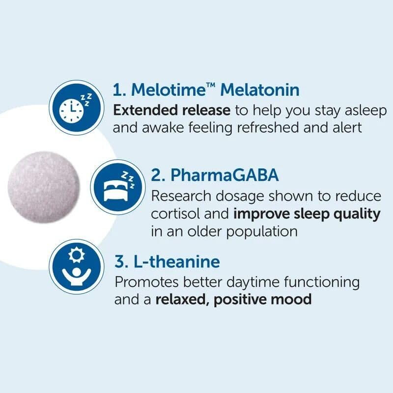 DR.WHITAKER Restful Night Extended Release Melatonin in hand