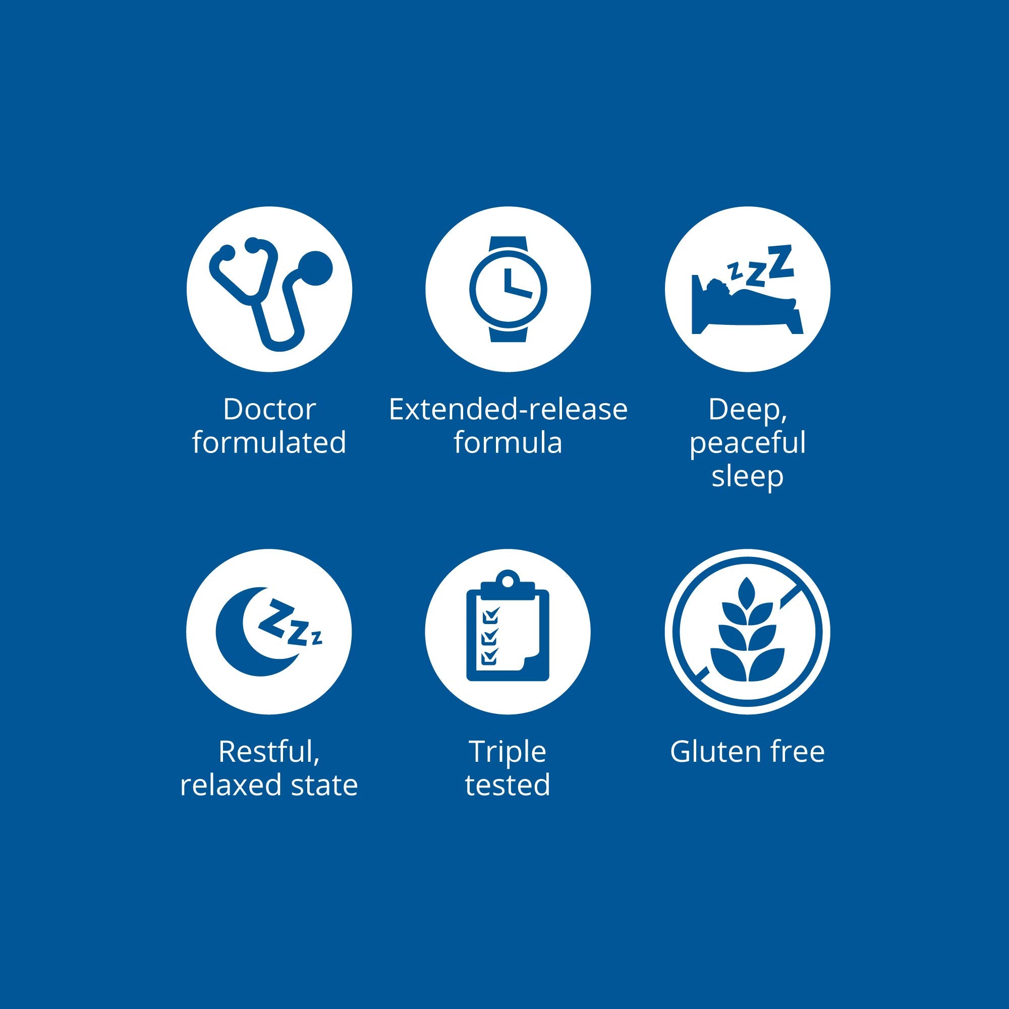 DR.WHITAKER Restful Night Extended Release Melatonin ingredients list