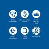 DR.WHITAKER Restful Night Extended Release Melatonin ingredients list