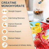 DR YES Creatine Monohydrate Powder strawberry-lemon flavour