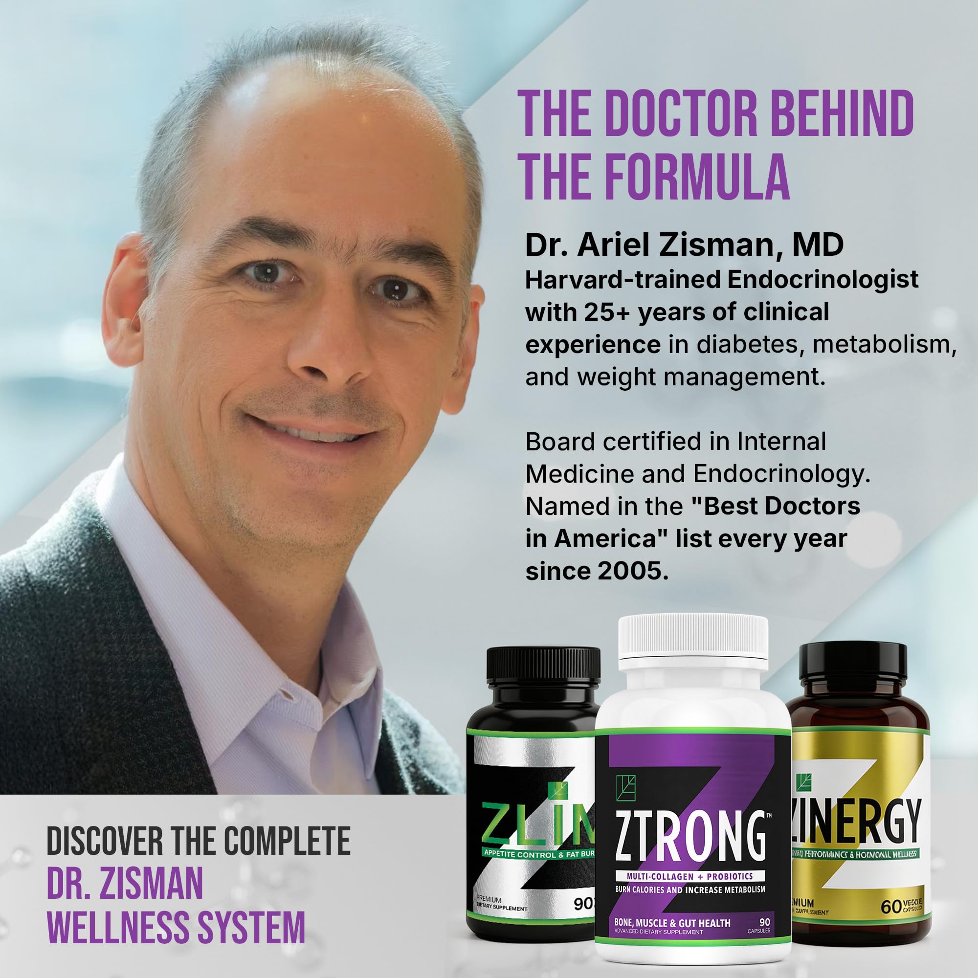 Dr. Zisman ZT Slimming Tea Collagen Capsules packaging details