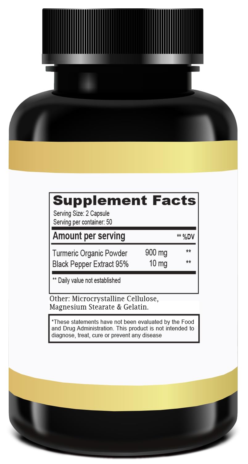 DRA. ANNA Turmeric Curcumin Capsules 900 mg close-up of capsules