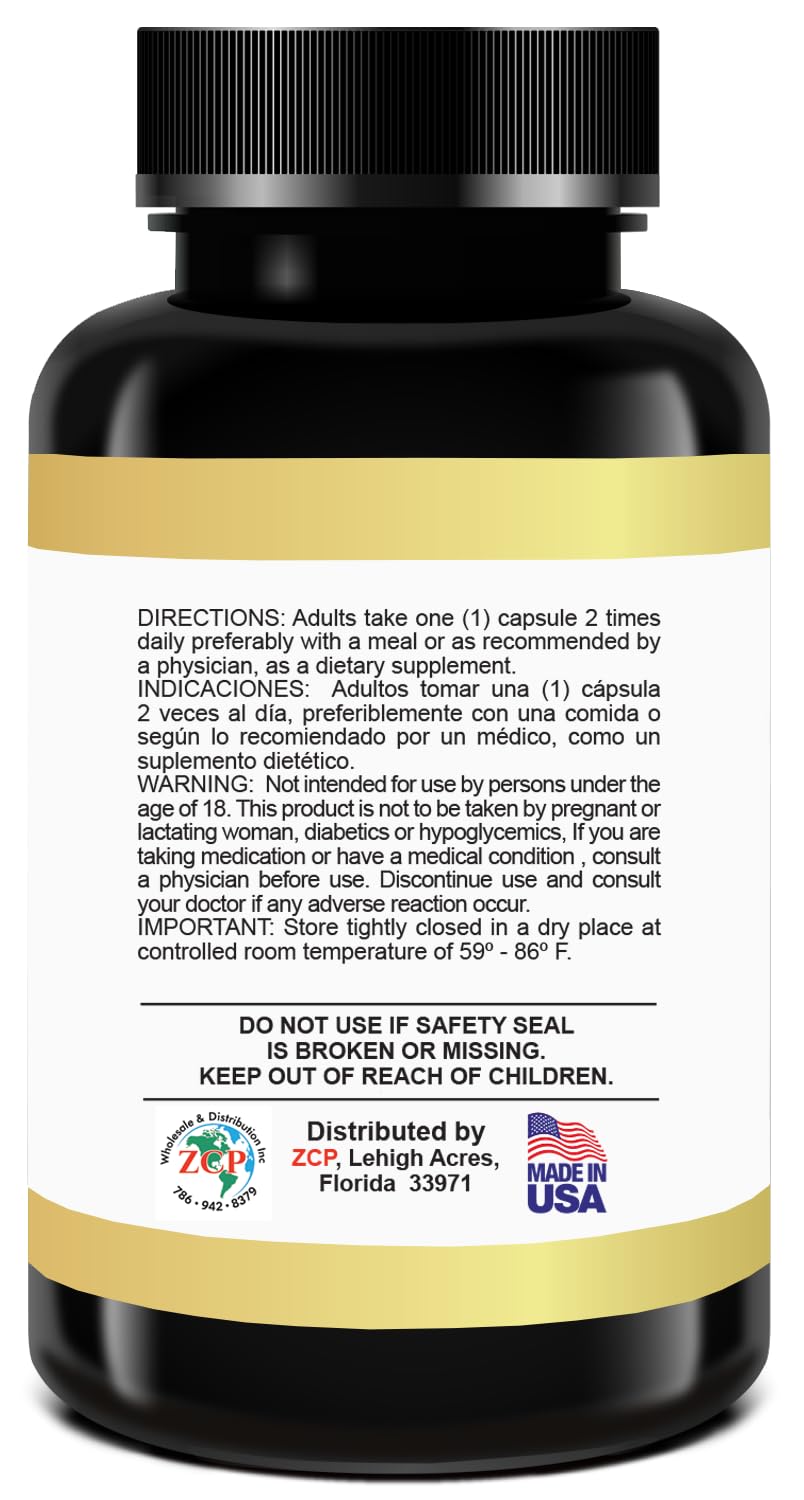 DRA. ANNA Turmeric Curcumin Capsules 900 mg side view