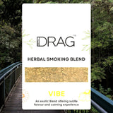 Drag Chamomile Flower Herbal Blend 9g front view in resealable packaging