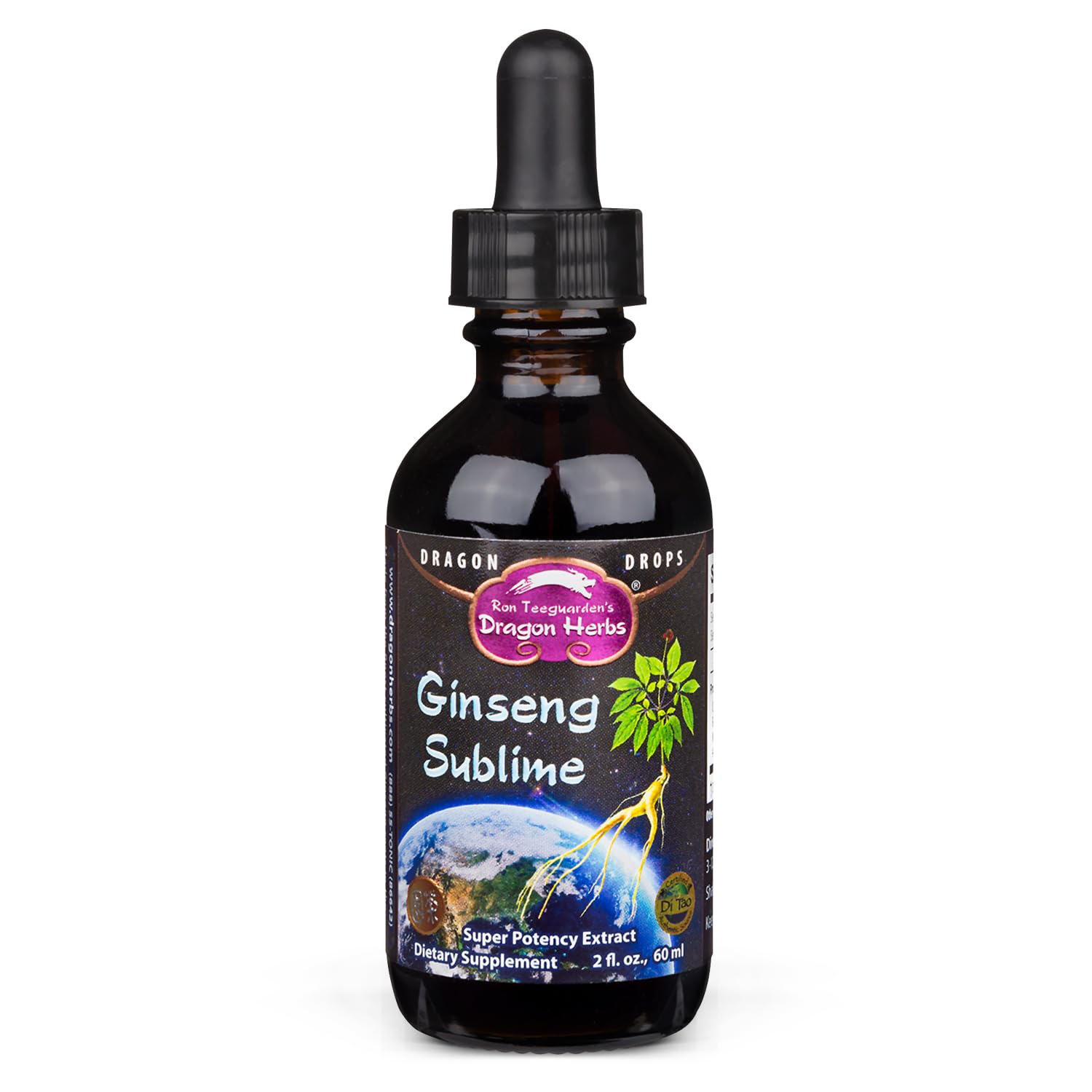 Dragon Herbs Ginseng Sublime 118g bottle front view