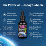 Dragon Herbs Ginseng Sublime 118g bottle side view