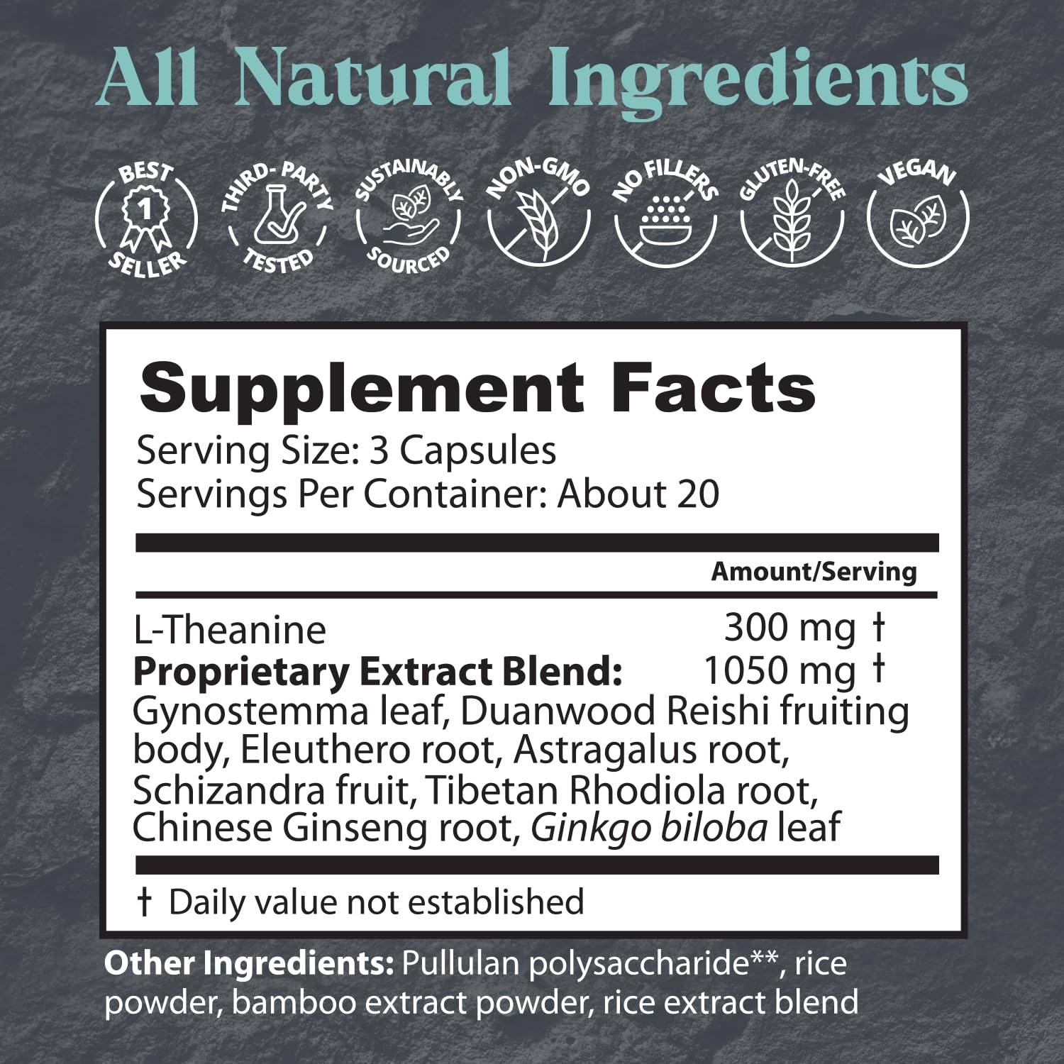 Dragon Herbs Tao in a Bottle capsules in a clear container