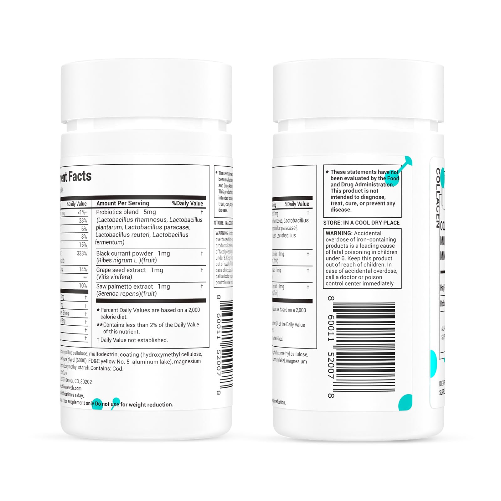 DrBioCare Blended Vitamin & Mineral Supplement opened bottle