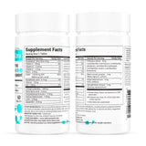 DrBioCare Blended Vitamin & Mineral Supplement with a glass of water