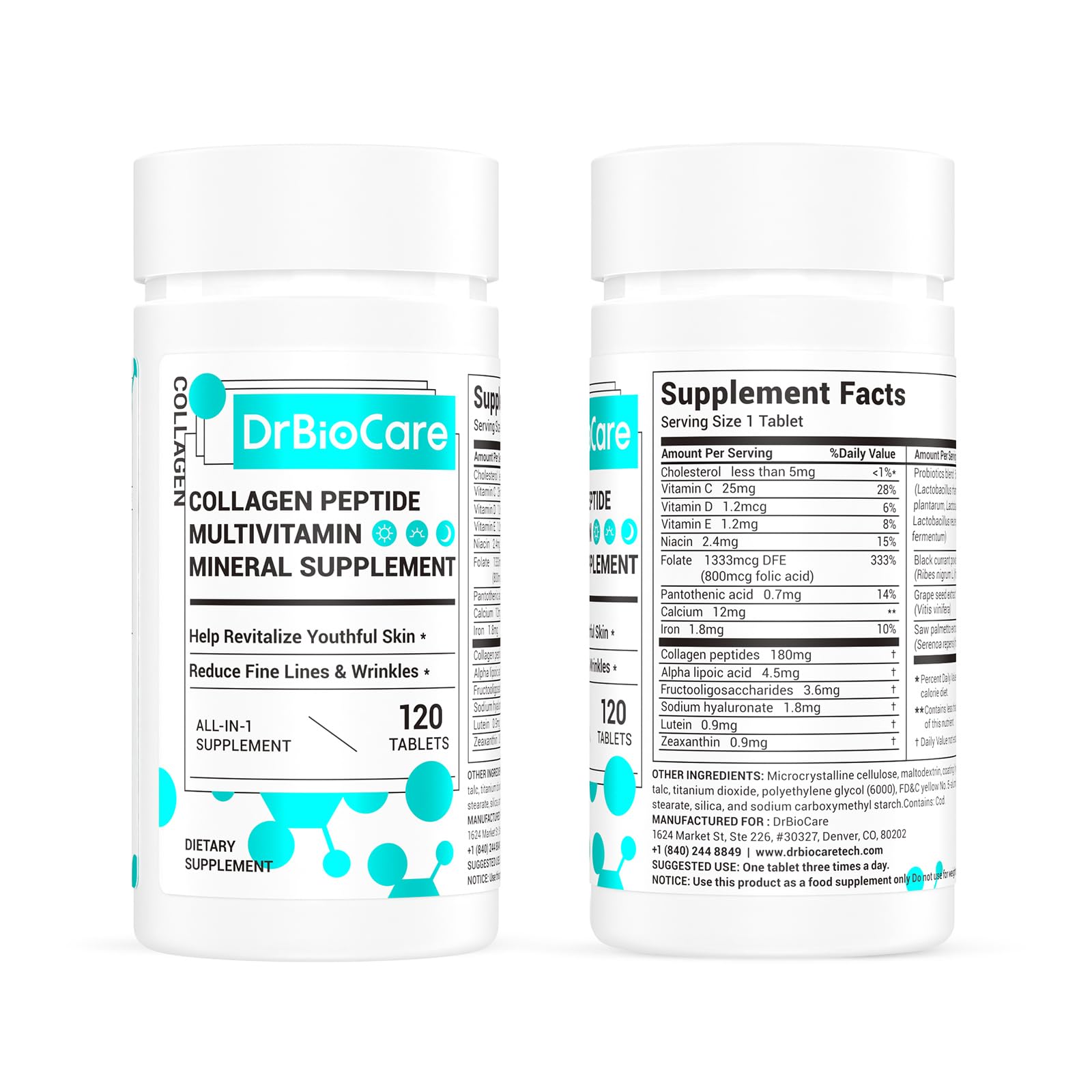 DrBioCare Blended Vitamin & Mineral Supplement with lifestyle setting