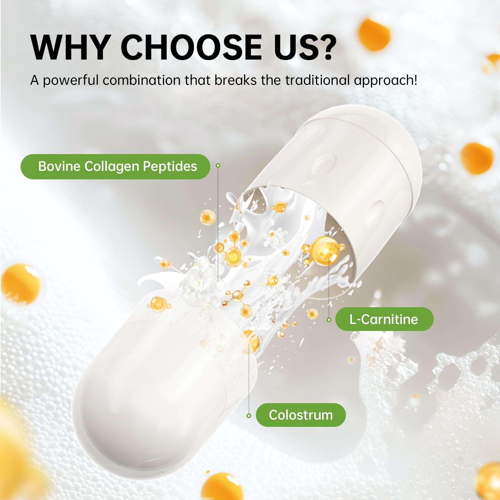DrBioCare Collagen Supplement on a wooden table