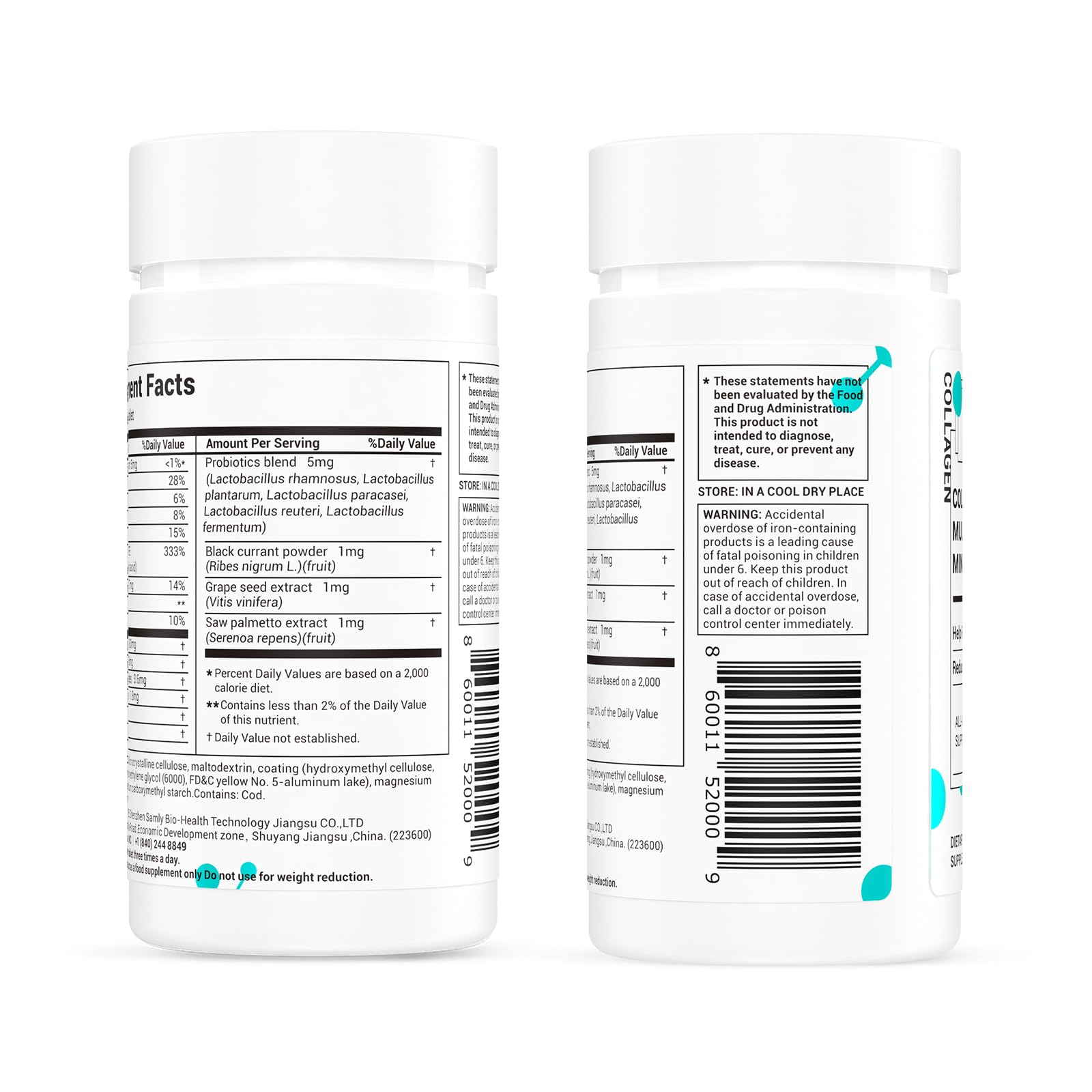 DrBioCare Women's Health Supplement with a glass of water