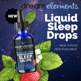 Dream Elements Liquid Sleep Drops 2oz bottle back view
