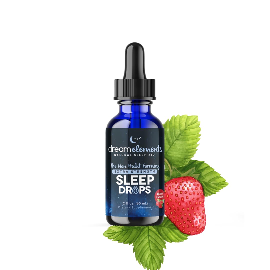 Dream Elements Liquid Sleep Drops 2oz bottle front view