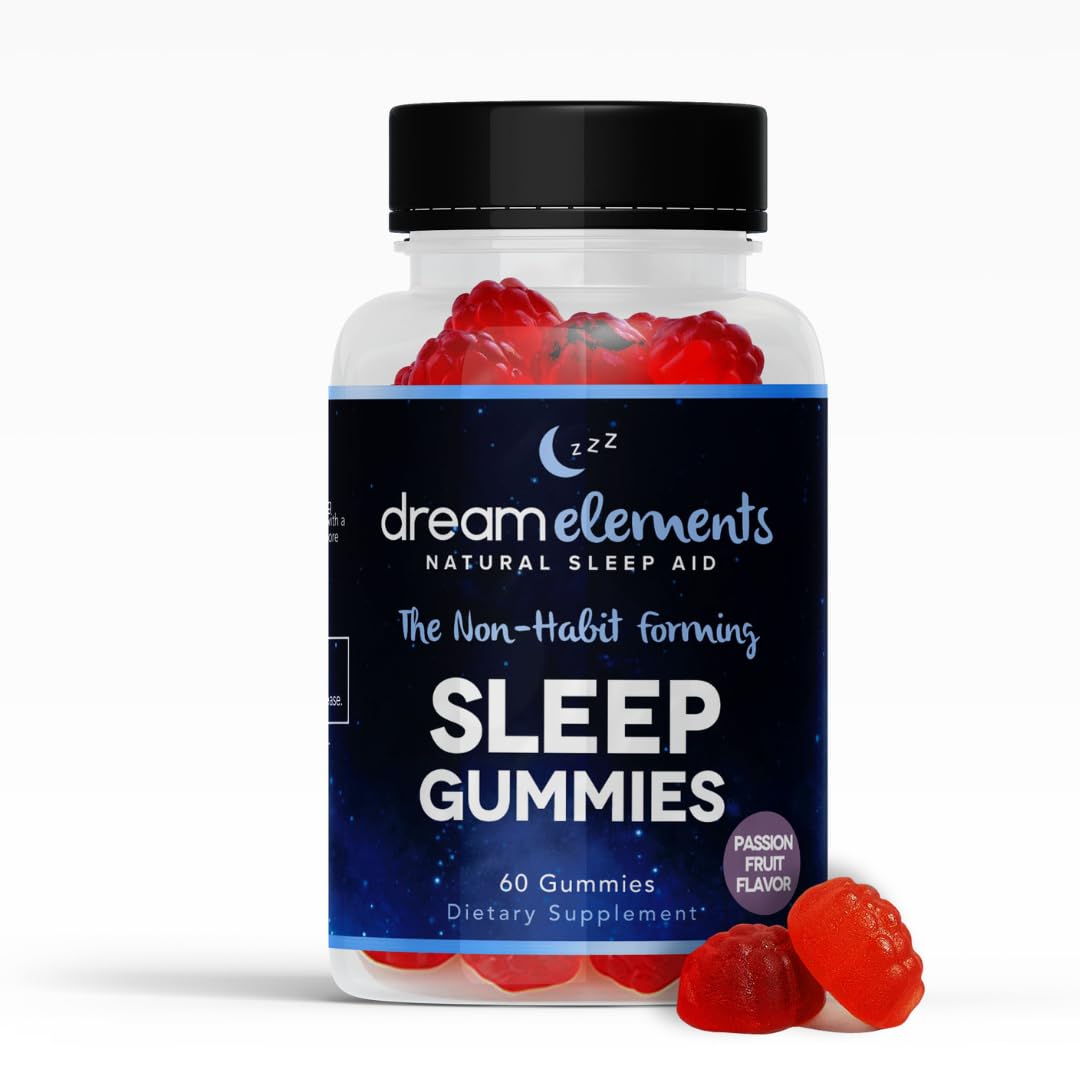 Dream Elements Sleep Gummies Passion Fruit flavour front view